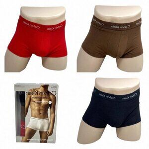 Calvin Klein Men Underwear Low Rise Trunk 3 Pack NB2614961 Multi Stretch Cotton